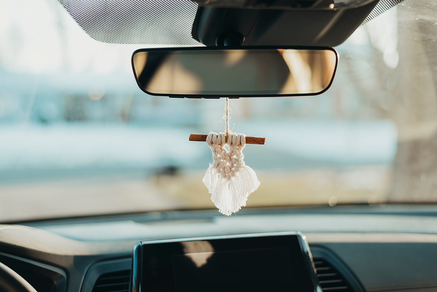 Macrame Essential Oil Car Diffuser & Christmas Ornament