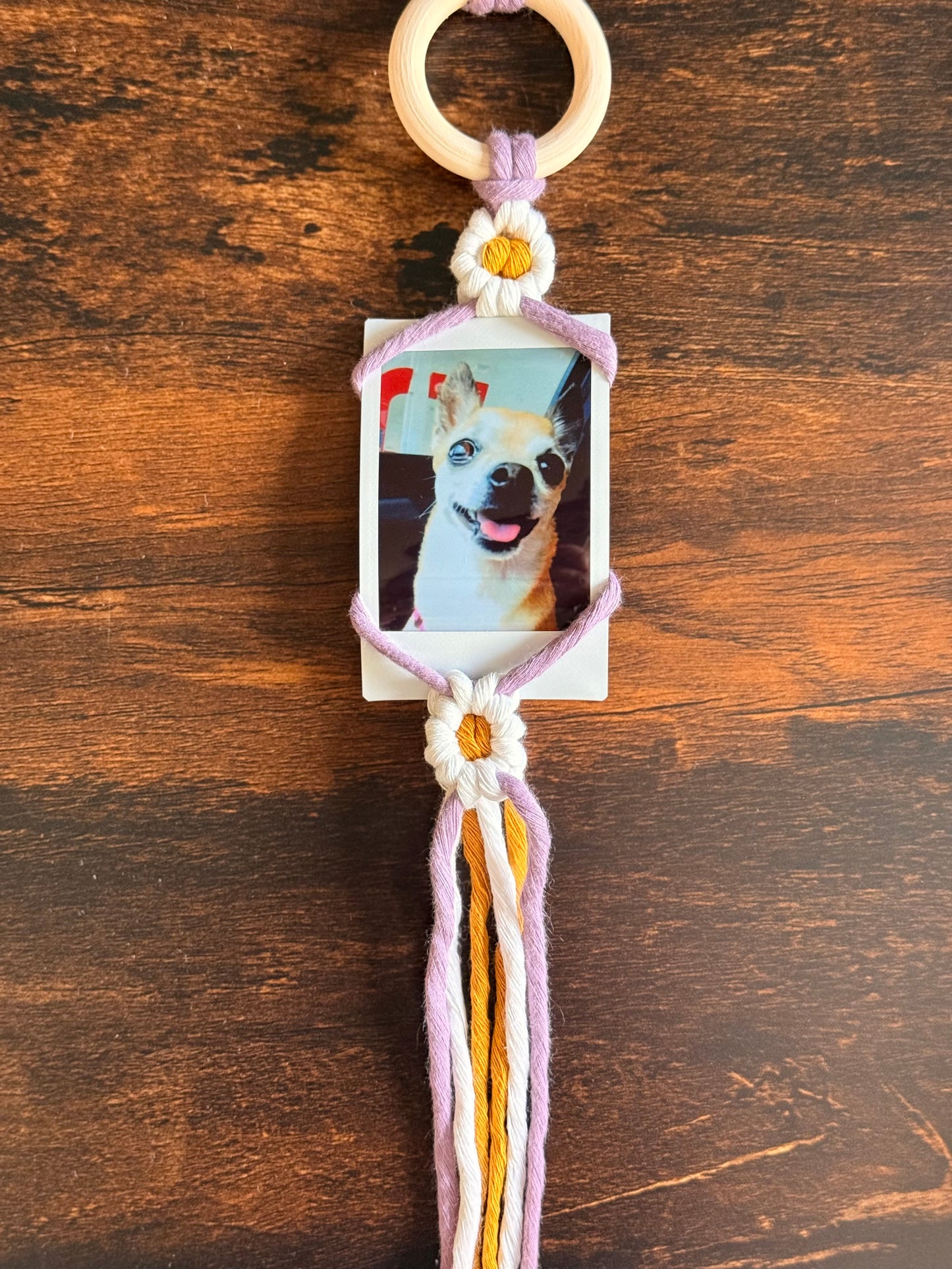 Learn to Macrame | Daisy Polaroid Hanger Class | Macrame Workshop | Make and Take Class