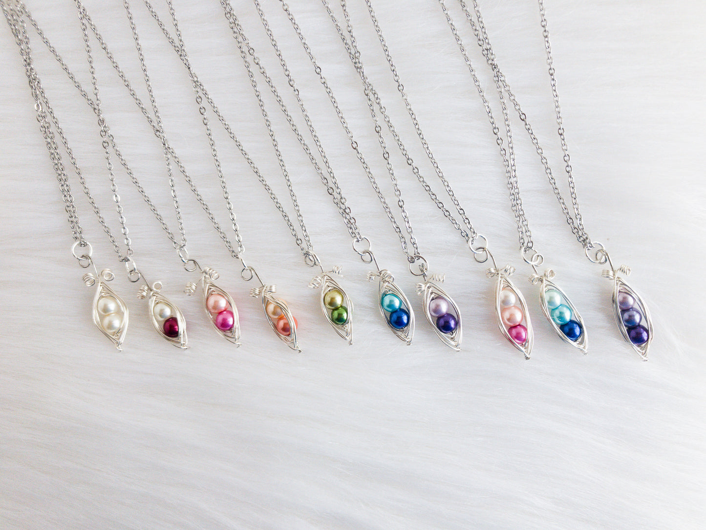 Pea Pod Necklace