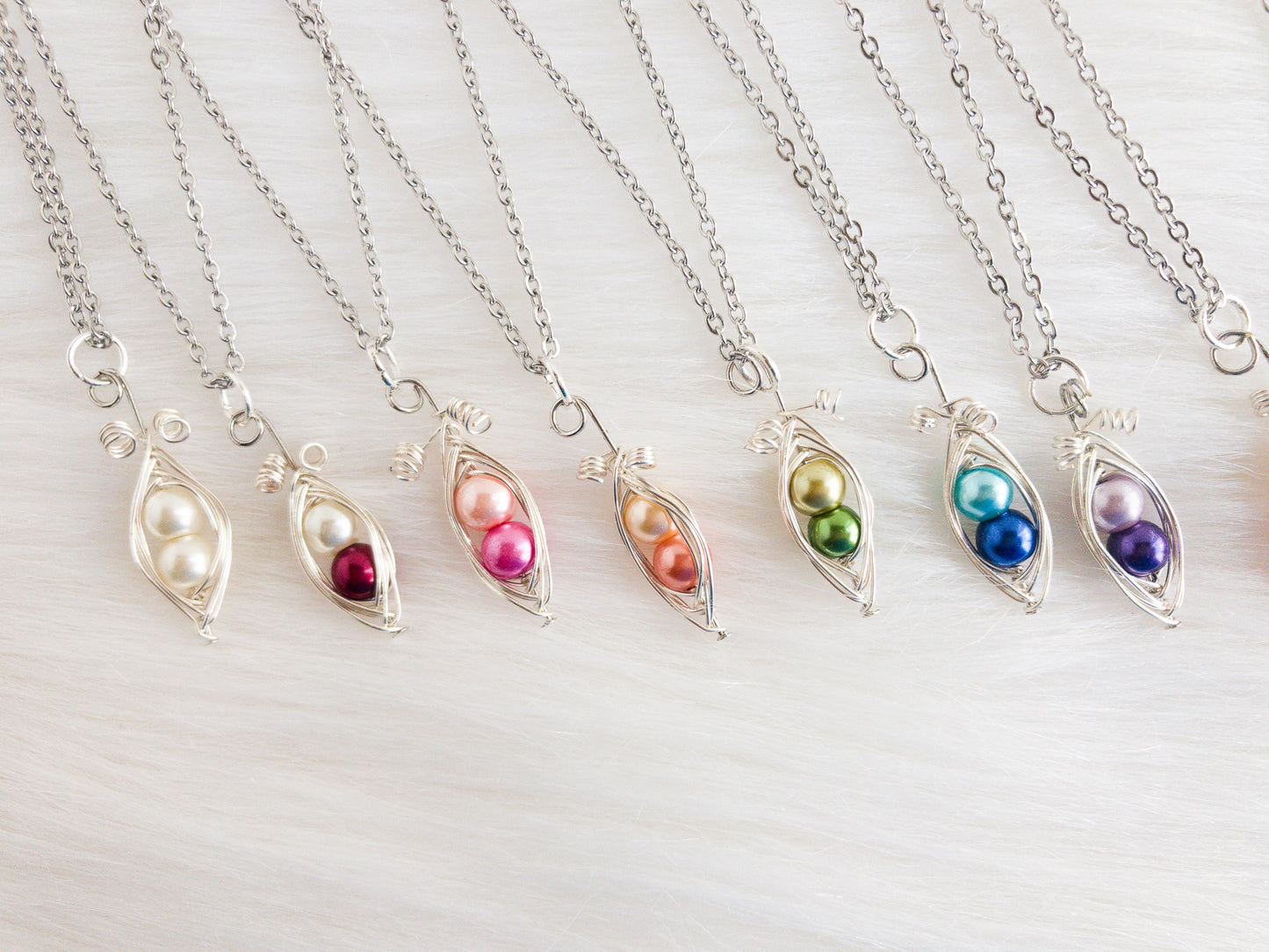 Pea Pod Necklace