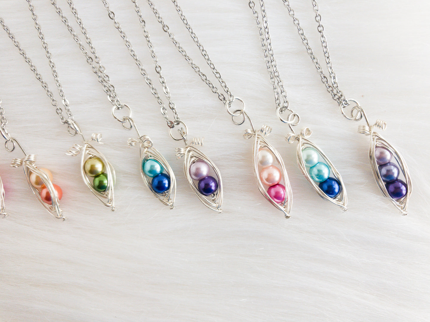 Pea Pod Necklace