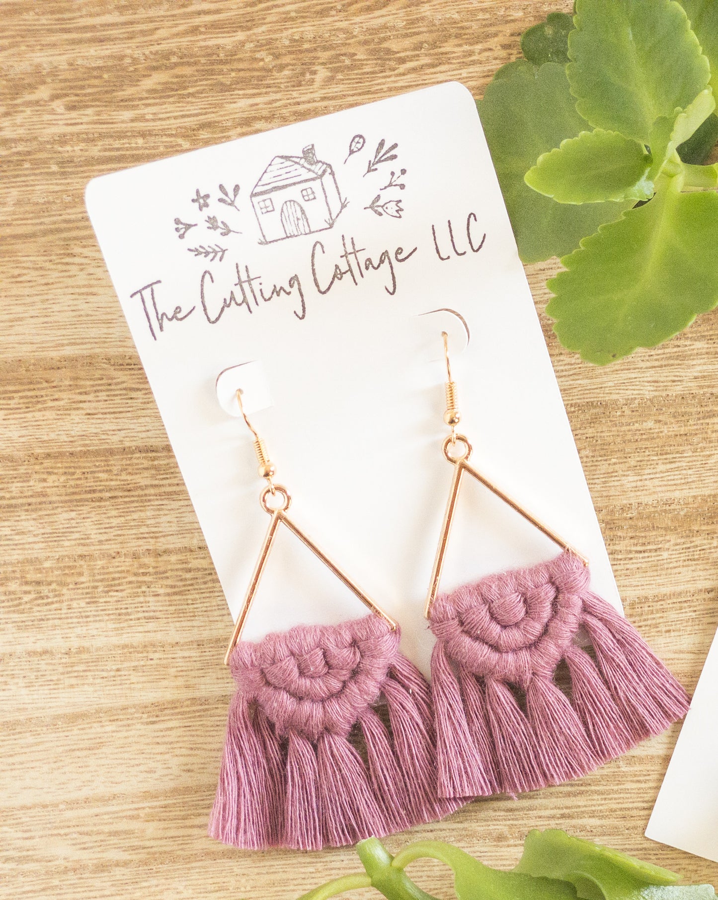 Macrame Dangle Earrings