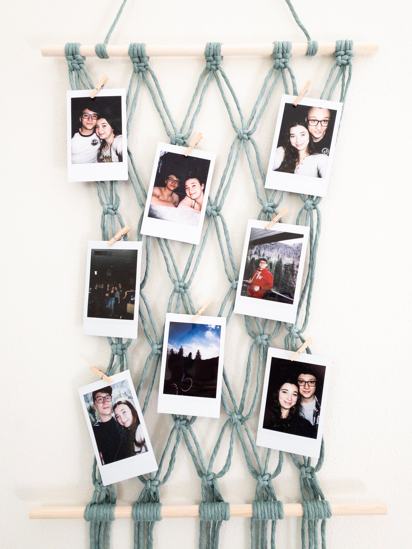 Macrame Polaroid Hanger