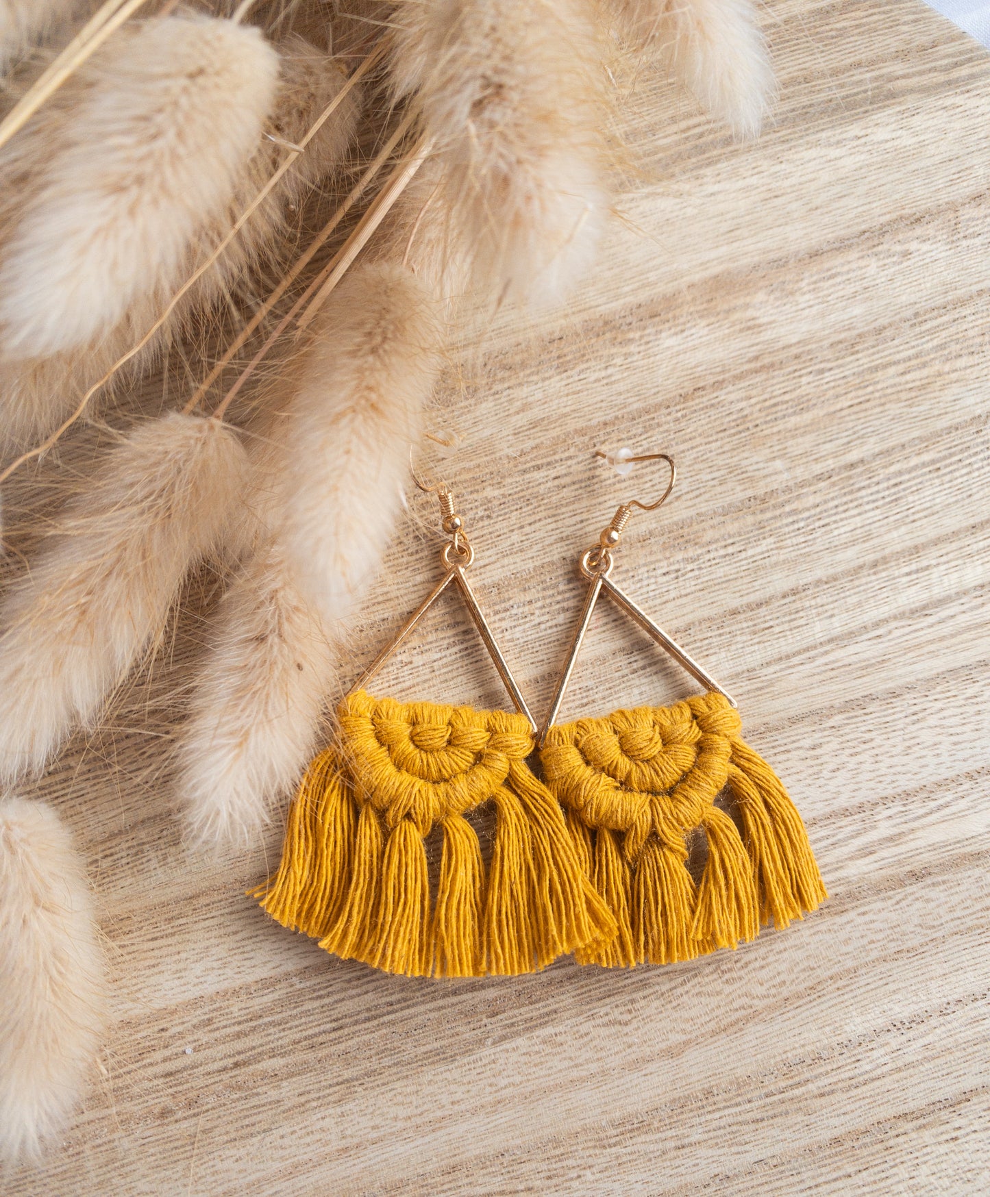 Macrame Dangle Earrings