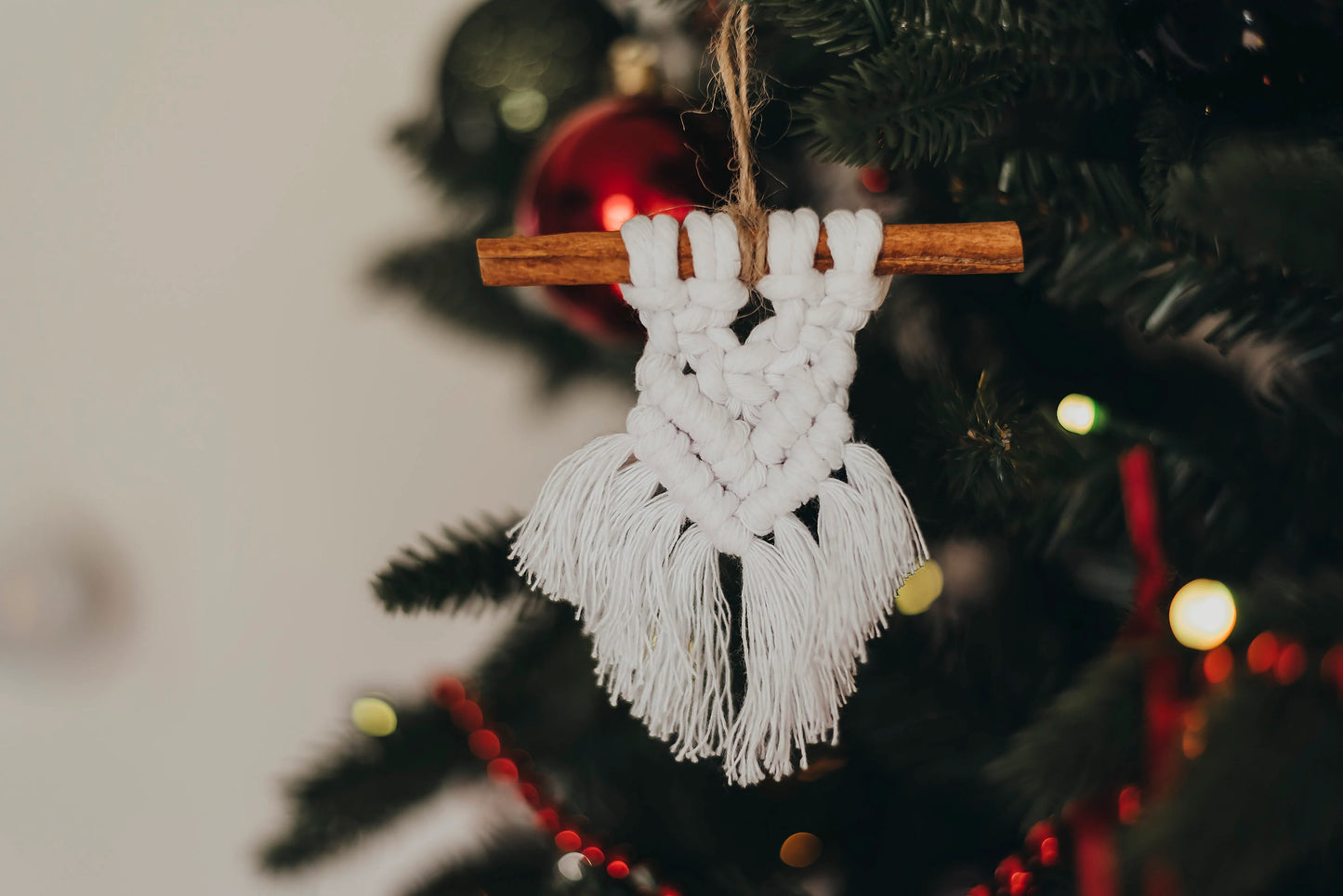 Macrame Essential Oil Car Diffuser & Christmas Ornament