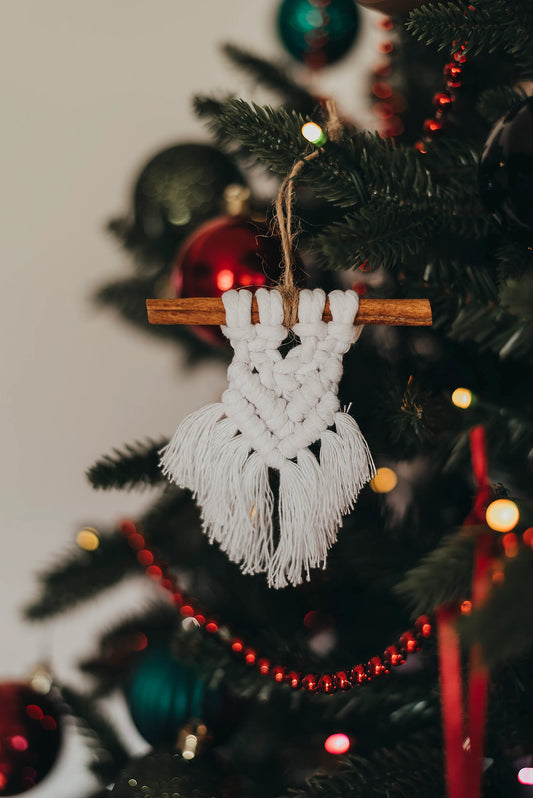 Macrame Essential Oil Car Diffuser & Christmas Ornament