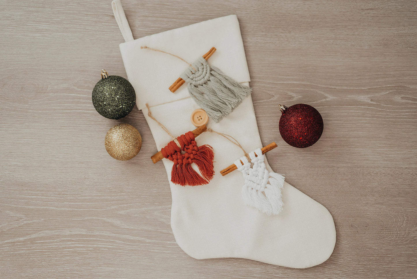 Macrame Essential Oil Car Diffuser & Christmas Ornament