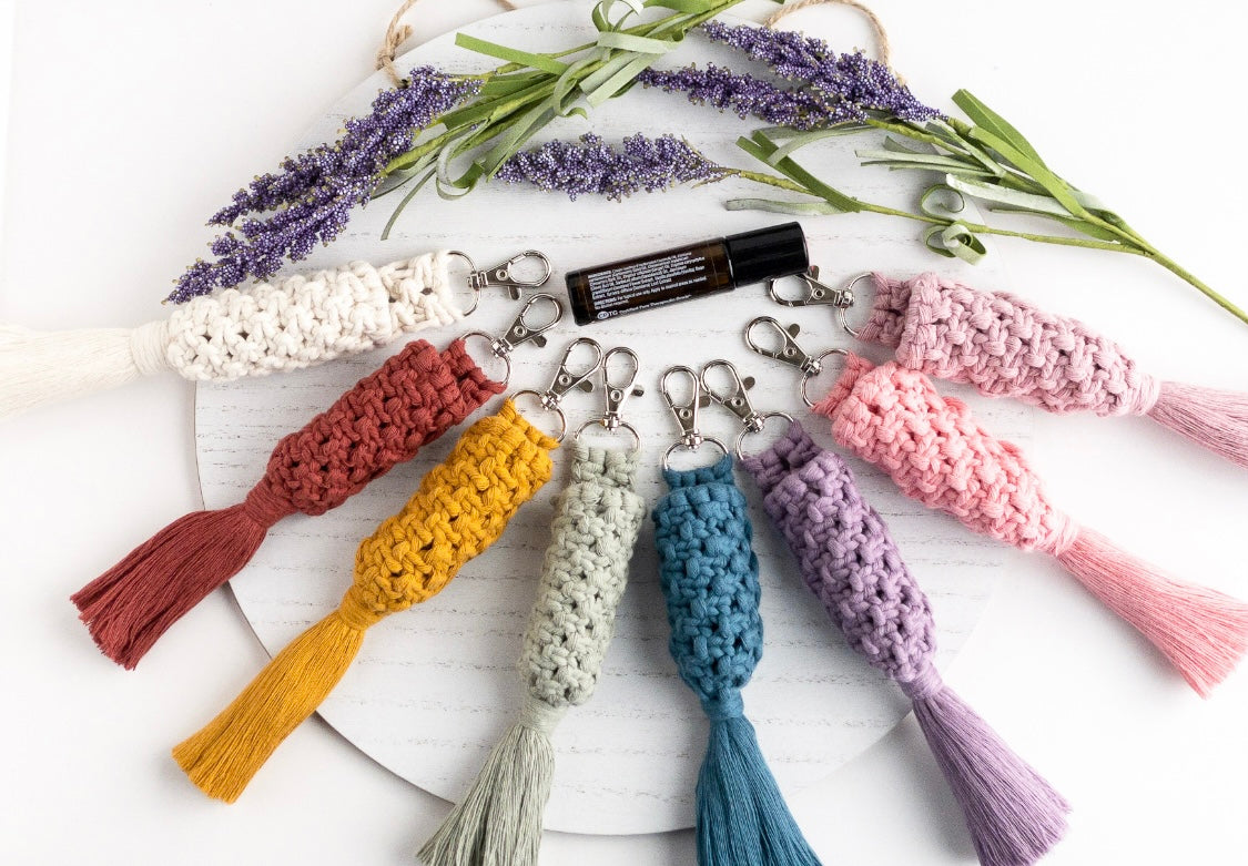 Essential Oil Roller Bottle Keychain