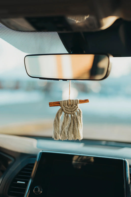 Macrame Essential Oil Car Diffuser & Christmas Ornament