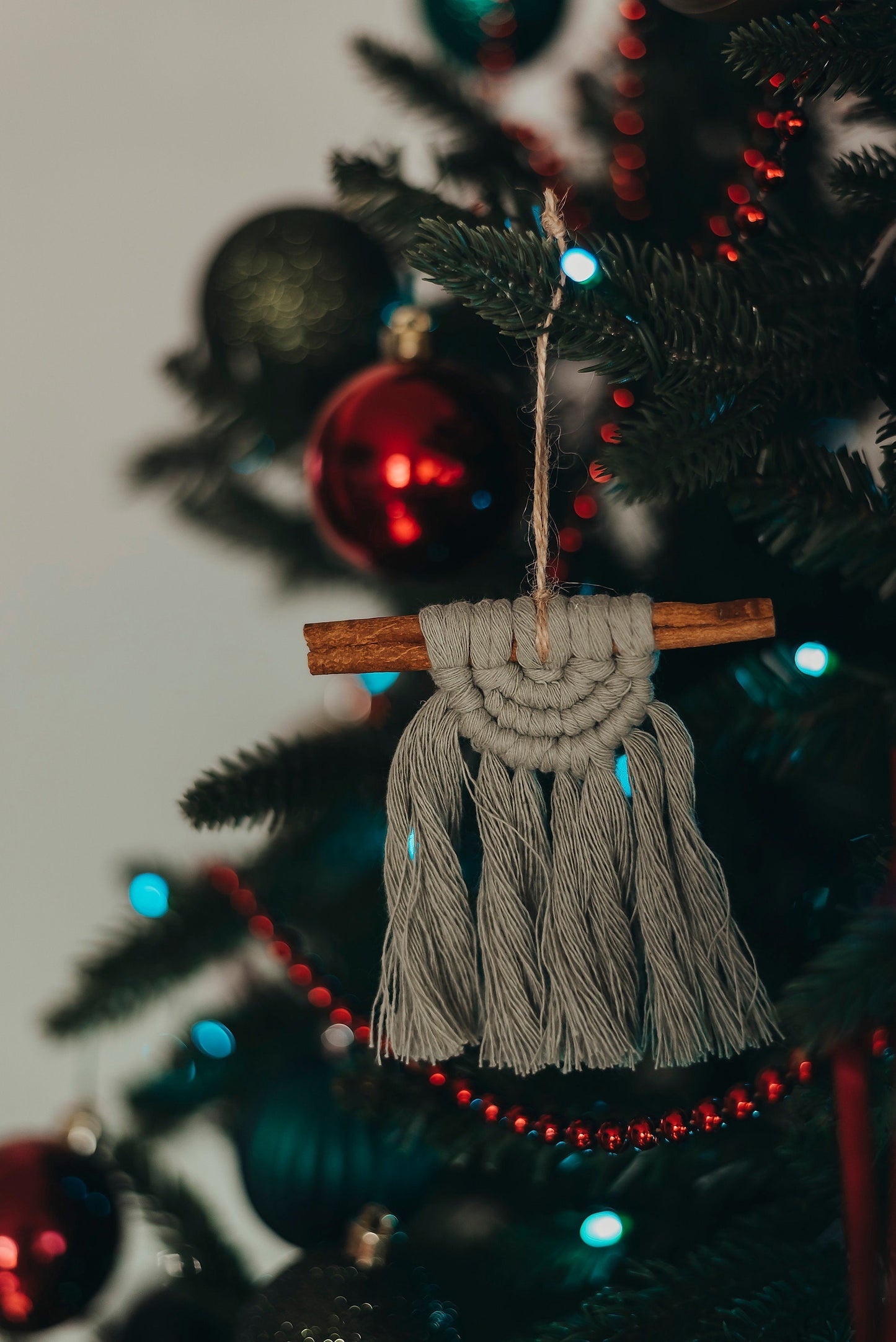 Macrame Essential Oil Car Diffuser & Christmas Ornament