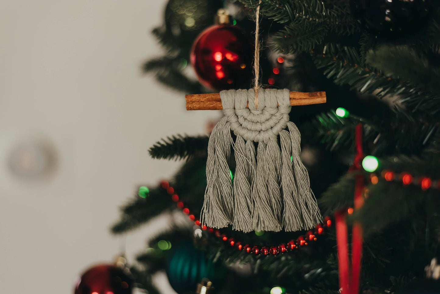 Macrame Essential Oil Car Diffuser & Christmas Ornament