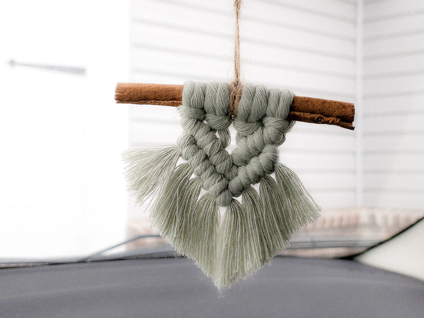 Macrame Essential Oil Car Diffuser & Christmas Ornament