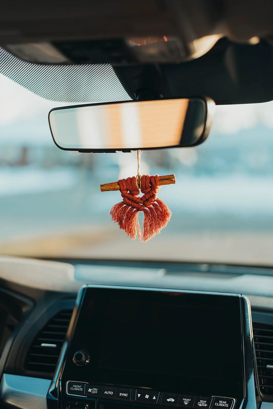 Macrame Essential Oil Car Diffuser & Christmas Ornament