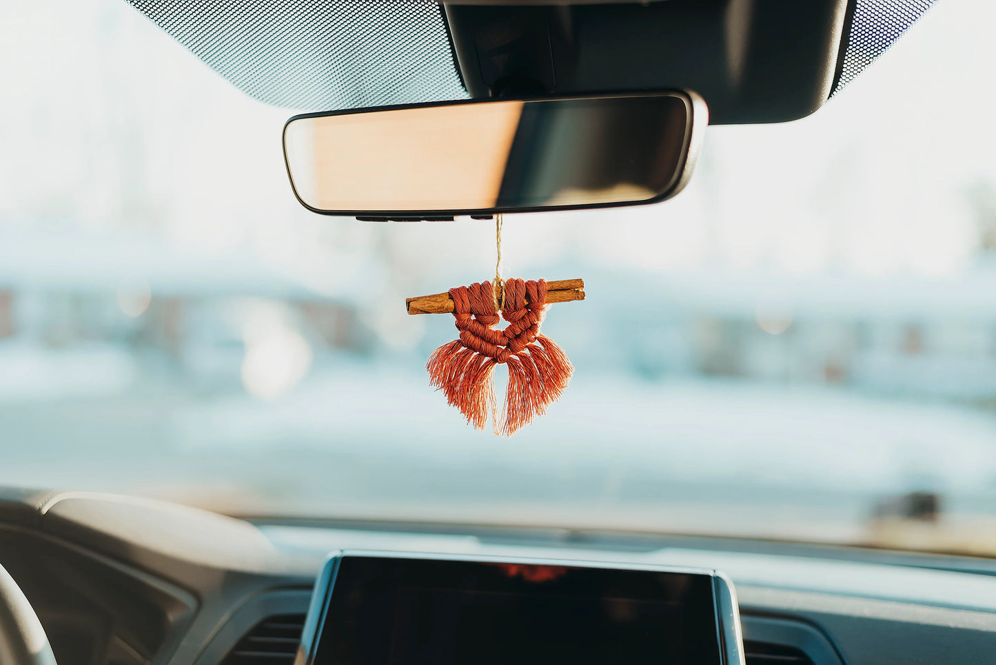 Macrame Essential Oil Car Diffuser & Christmas Ornament