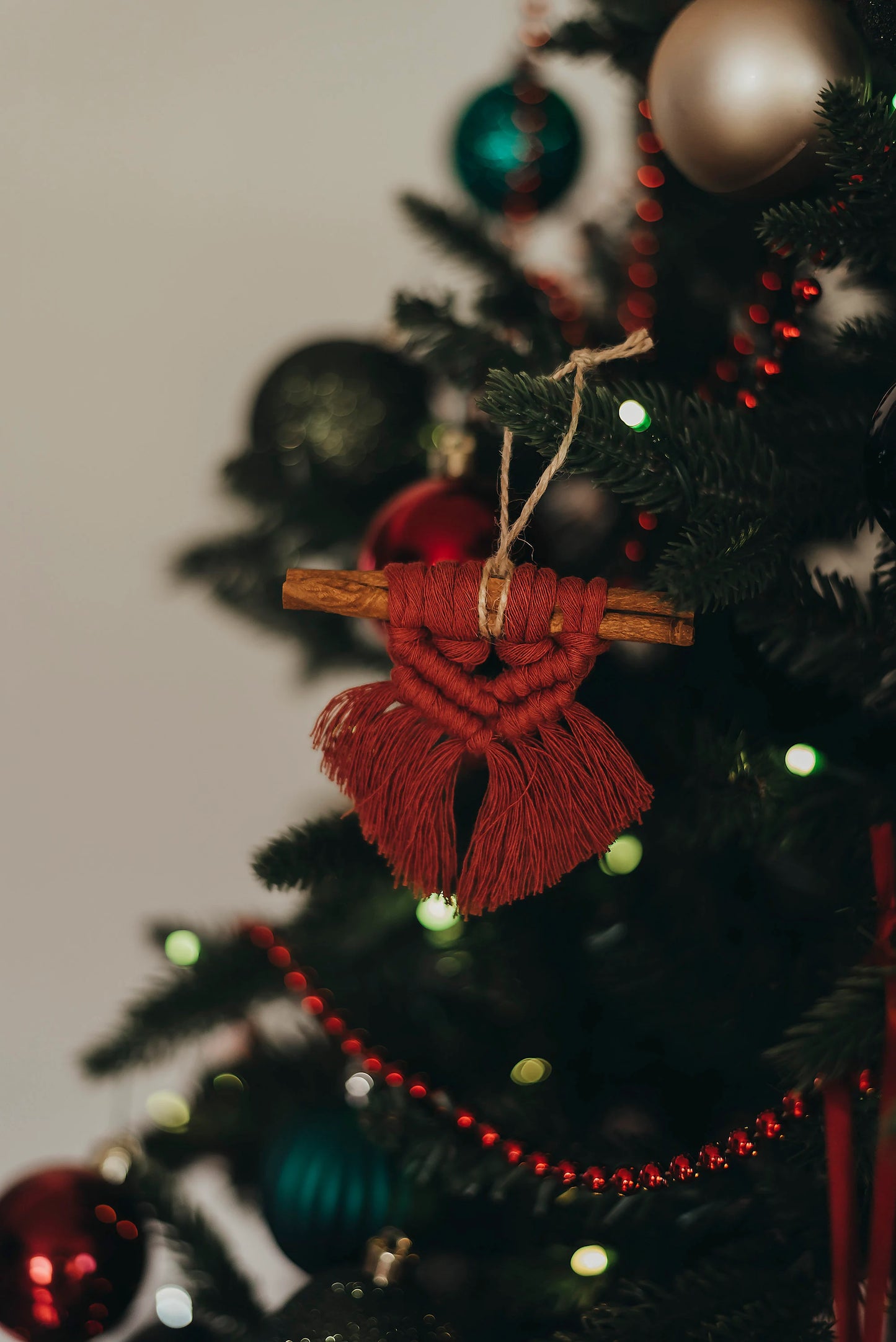 Macrame Essential Oil Car Diffuser & Christmas Ornament